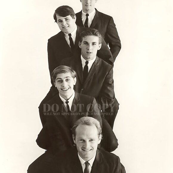 The Beach Boys Photograph 11 X 14 | RARE 1962 Band Portrait | Poster Art Print - Picture 2 of 2